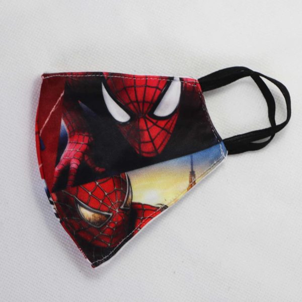 RO Digital Face Mask For Kids Red Spiderman