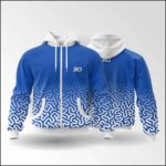 RO Hoodies sweat blue allover