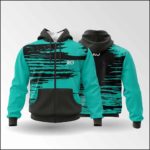 RO Hoodies Sweat Blue Black