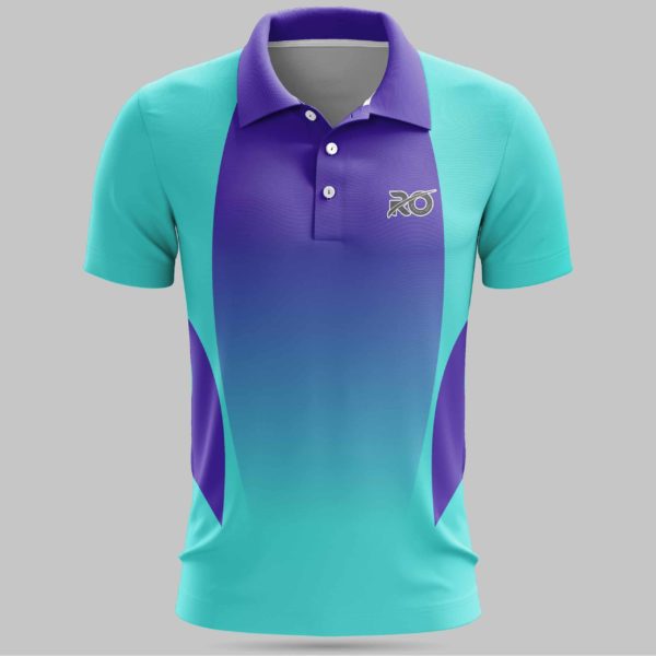 Ro Cricket Jersey Sea Blue Purple - RO International