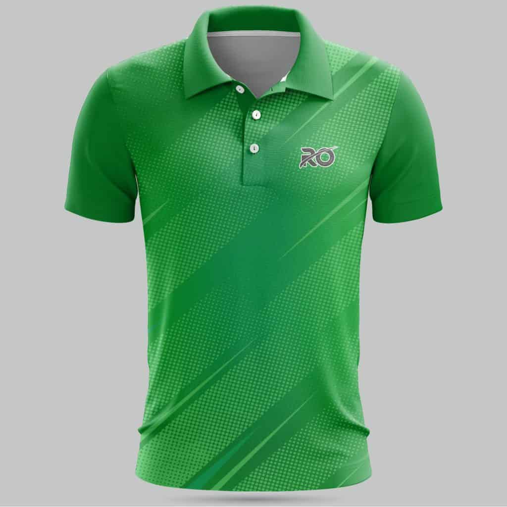 Ro Cricket Jersey Green Black RO International