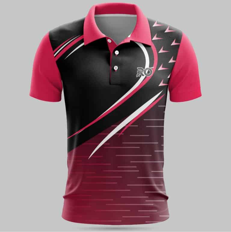 Ro Cricket Jersey Neon Pink Black - RO International