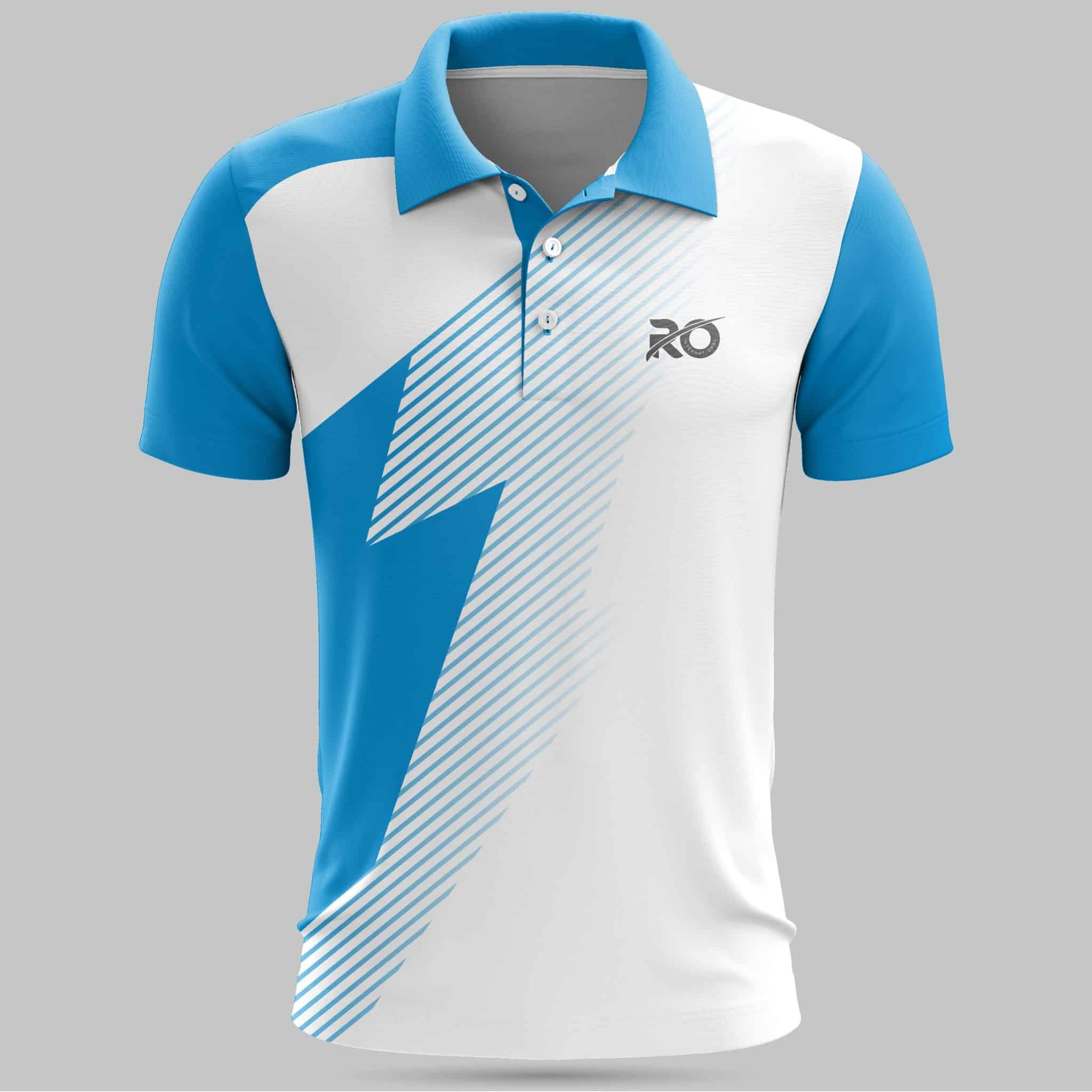 Ro Cricket Jersey T.Blue White - RO International