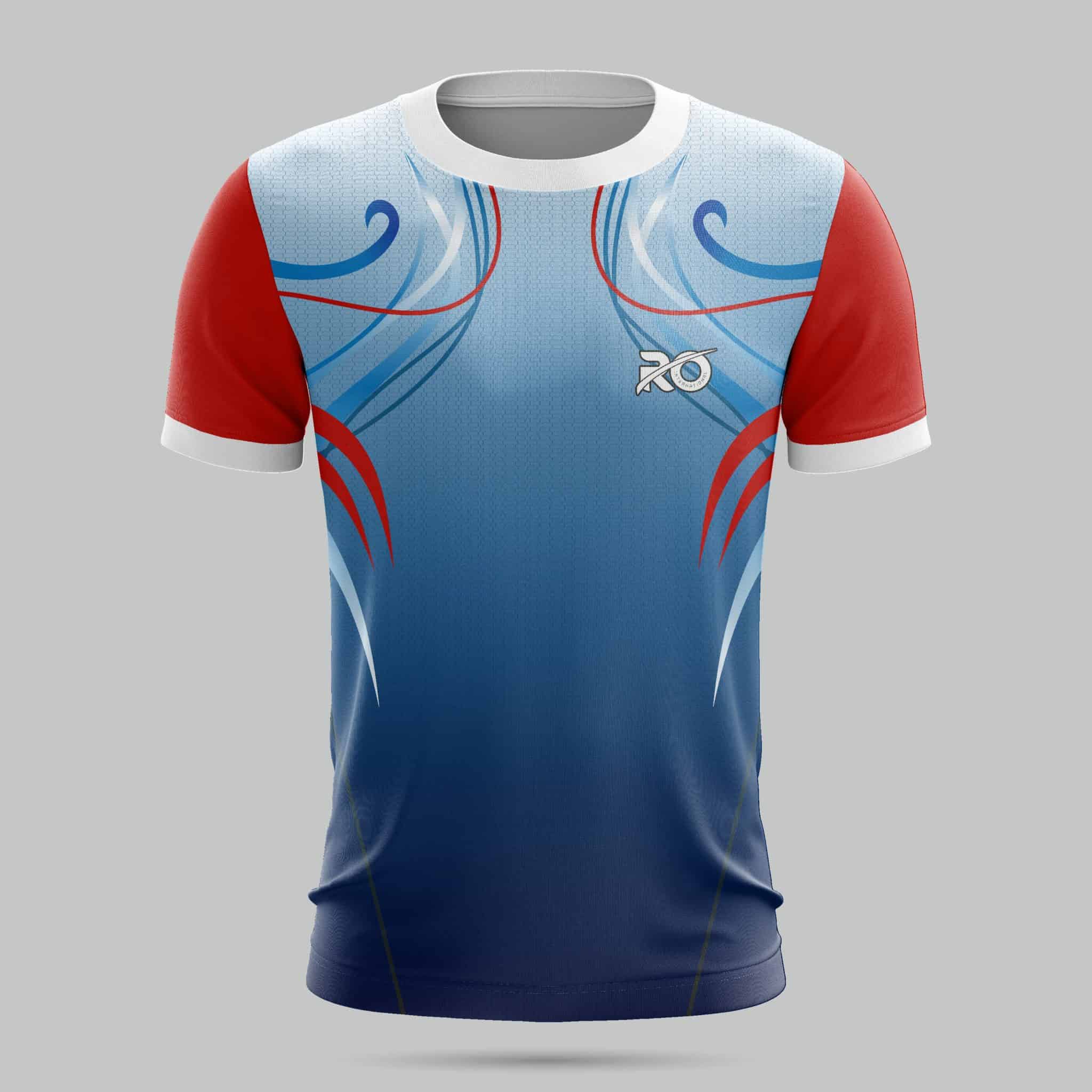 Ro Badminton Jersey Green Blue - RO International