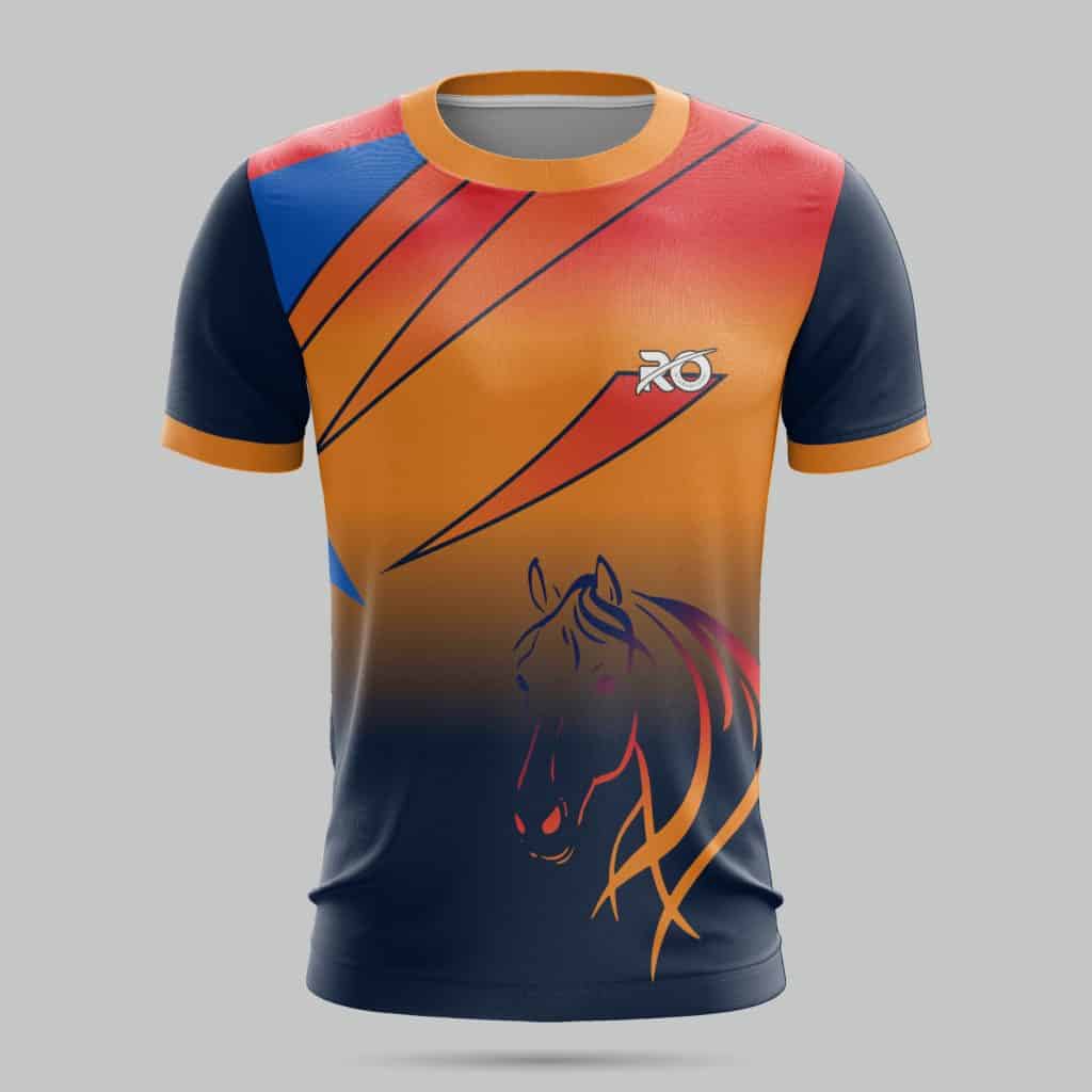 Ro Fs Sublimation Jersey Red Navy Blue Ro International