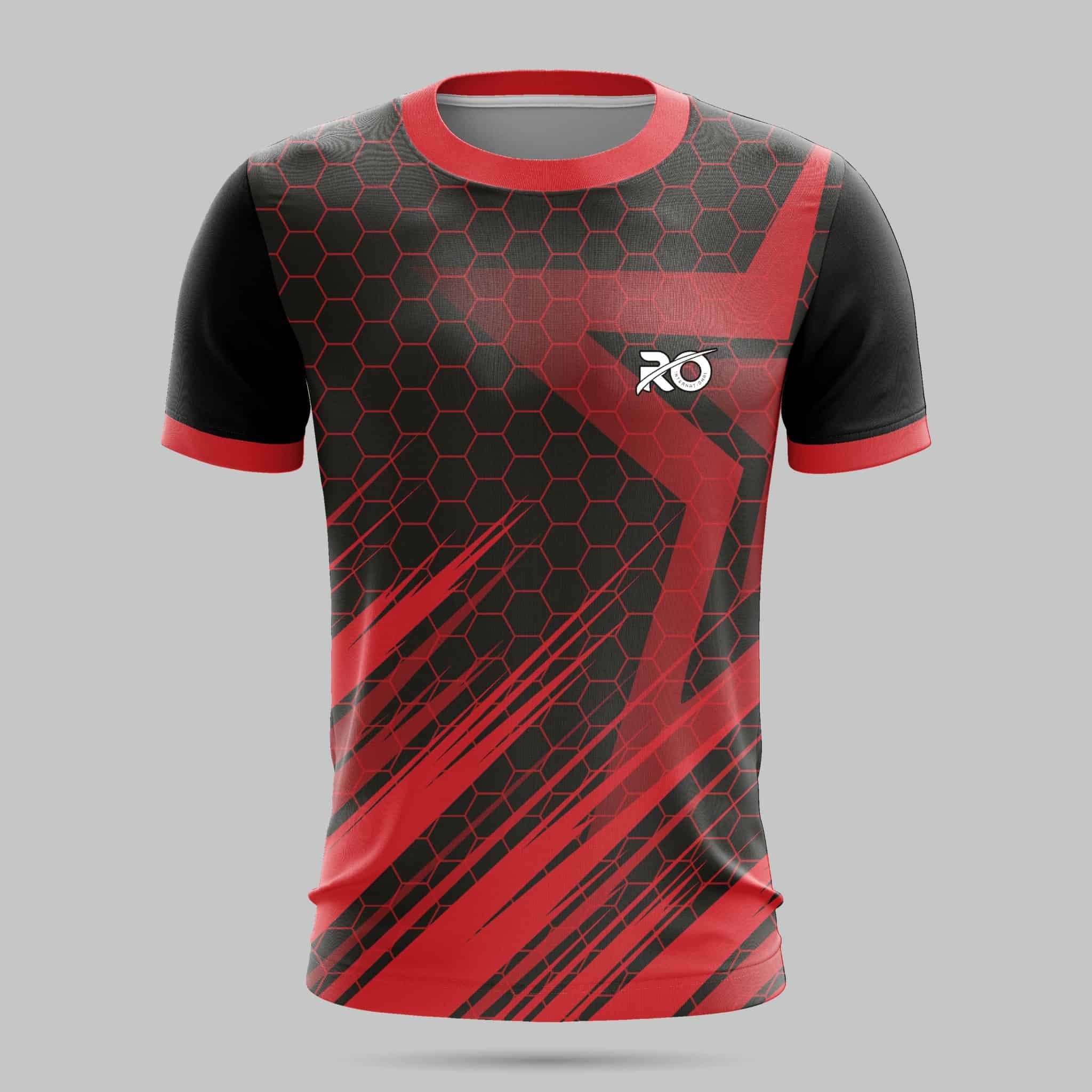 Ro Sports Jersey Set Red Black - RO International