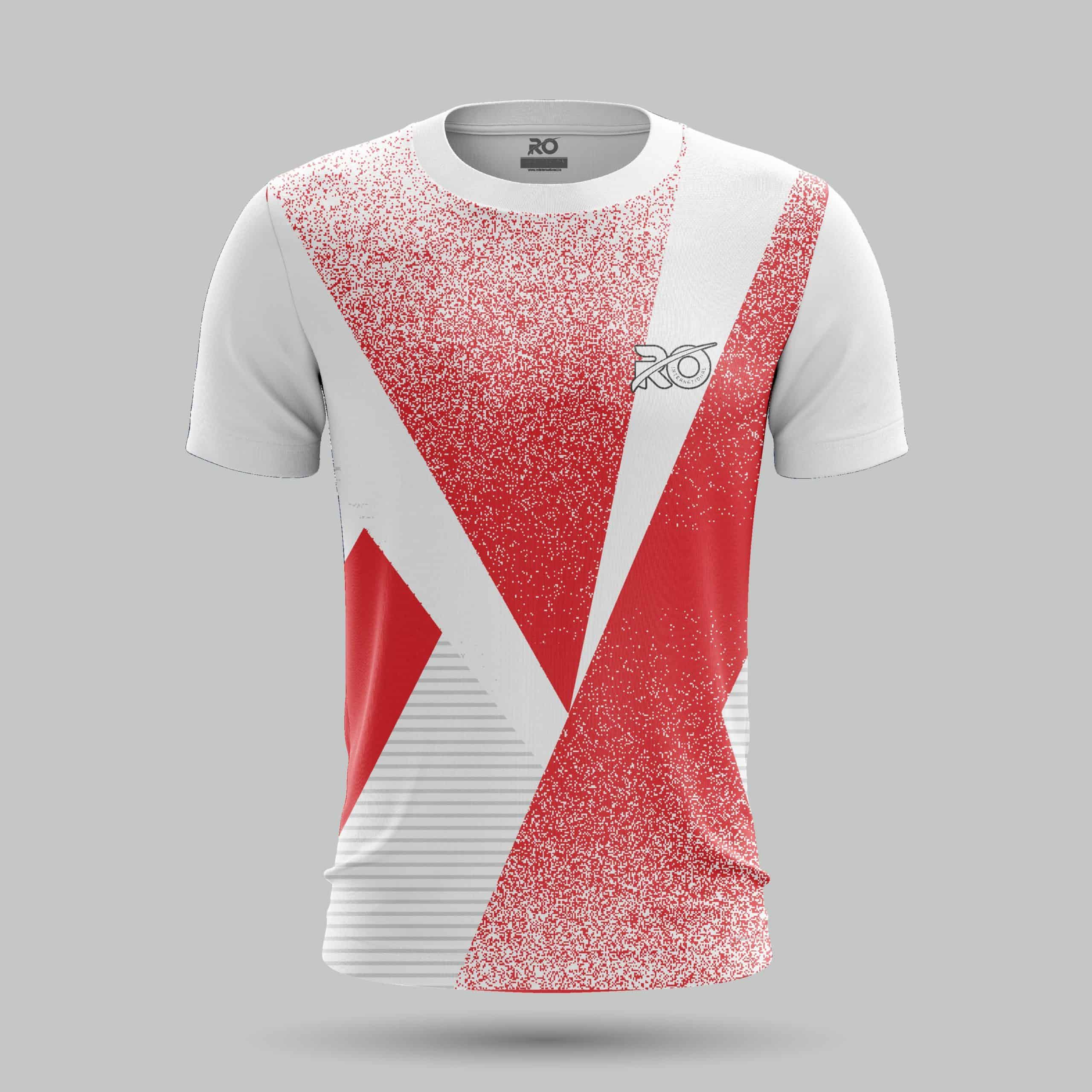 Ro Football Jersey White Red