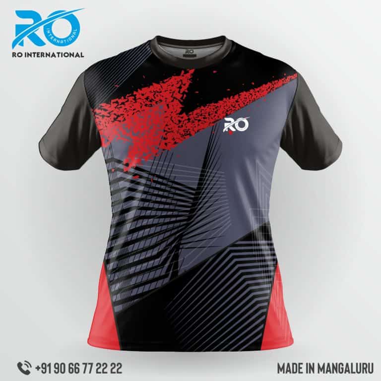 Ro Fs Sublimation Jersey Red Black Ro International