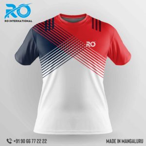 Ro FS Sublimation Jersey Red Navy Blue White - RO International