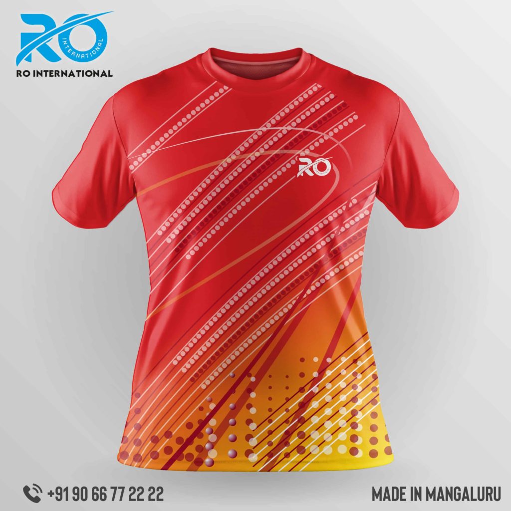 Ro FS Sublimation Jersey Red Yellow - RO International