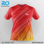 Ro FS Sublimation Jersey Red Yellow