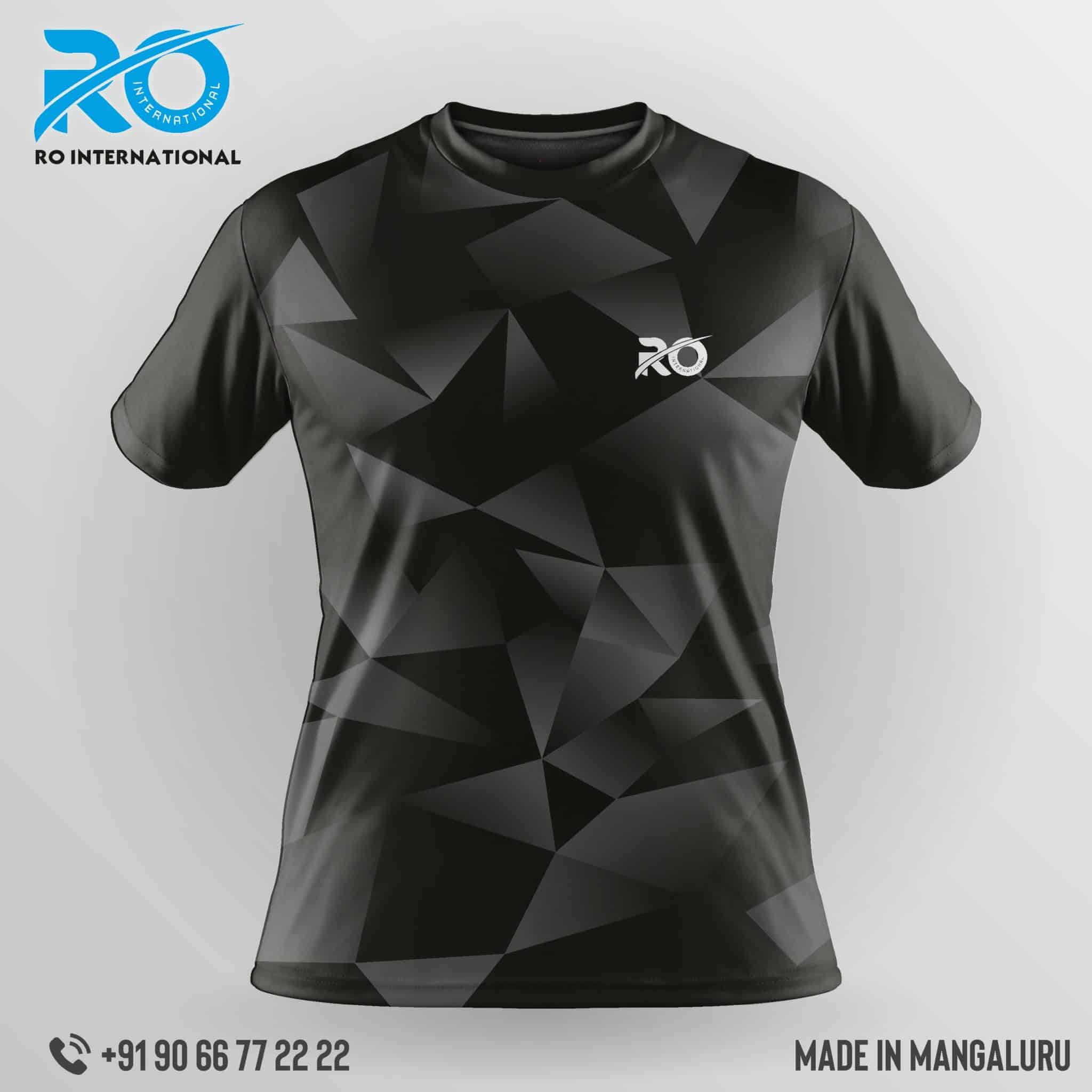 Gray Subli Ro FS Sublimation Jersey Black Grey - RO International