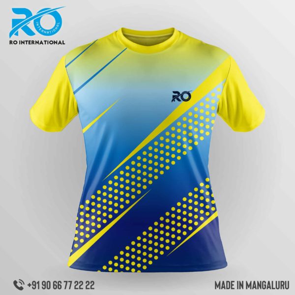 Ro FS Sublimation Jersey Blue Yellow - RO International