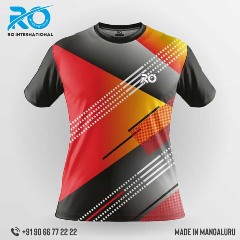 Ro Fs Sublimation Jersey Red Black Ro International