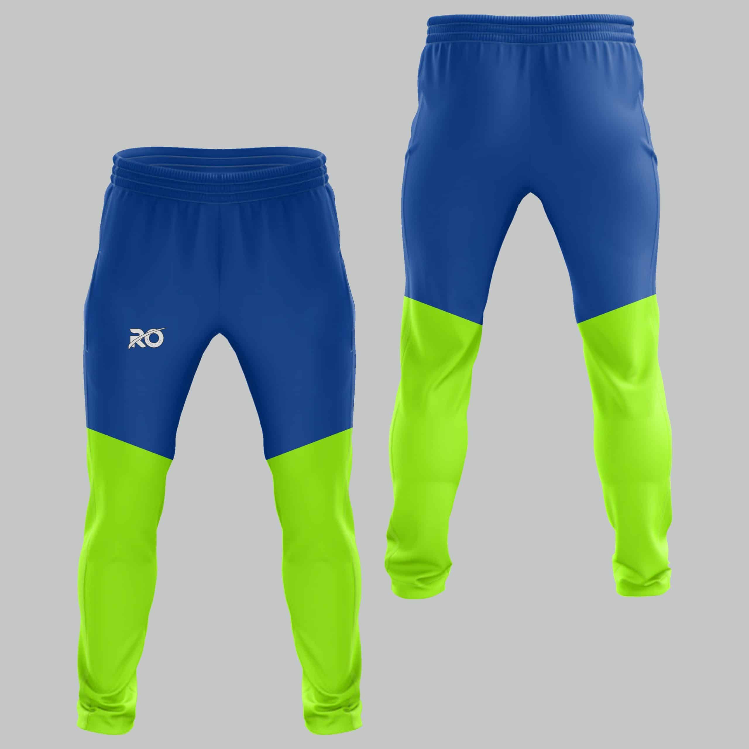 Ro Sports Track Pant Green Blue