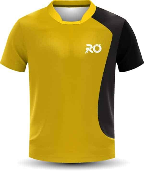 Ro Cut and Sew Stripped Yellow Black